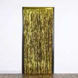 Bright Gold Fringe Photo Booth Backdrop