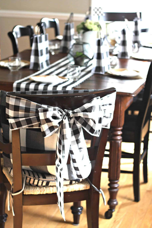 Buffalo Check Chair Sash