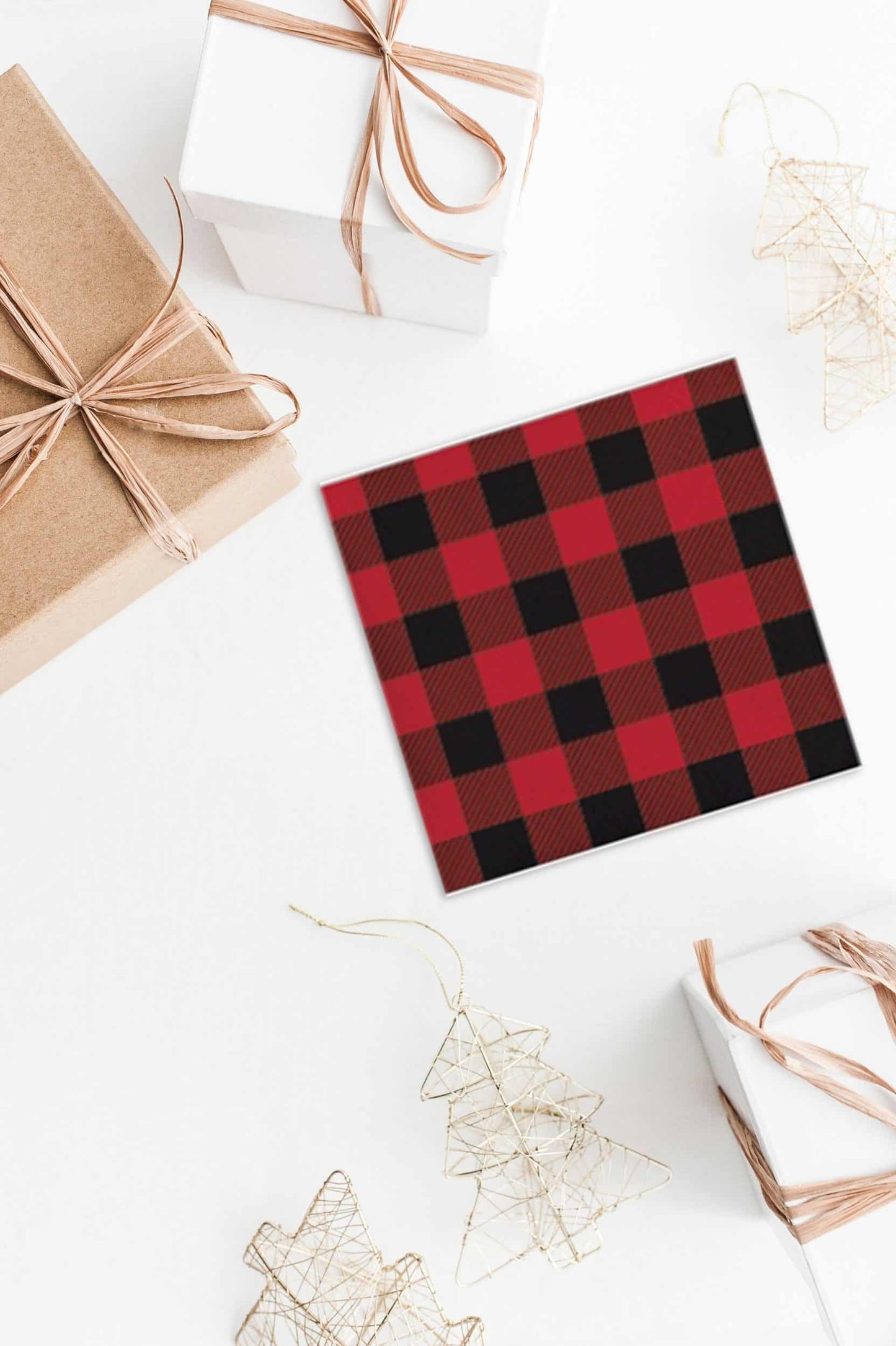 Lumberjack Party napkins for Christmas 2019 trends