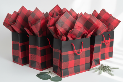 Buffalo Plaid Bags & Tissue Hero - Exact Products