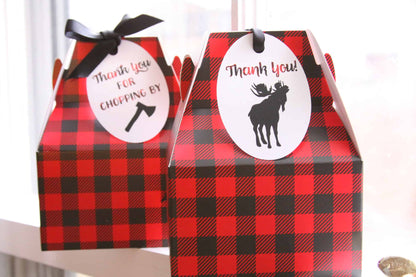 Buffalo Plaid Gable Boxes