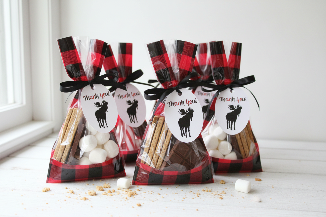 Buffalo Plaid S'mores Kit - Light & Bright