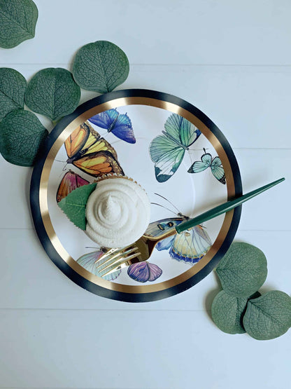 Butterfly Salad and Dessert Plates