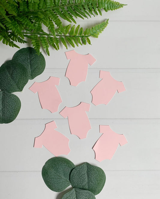 Pink Onesie Confetti - Set of 12
