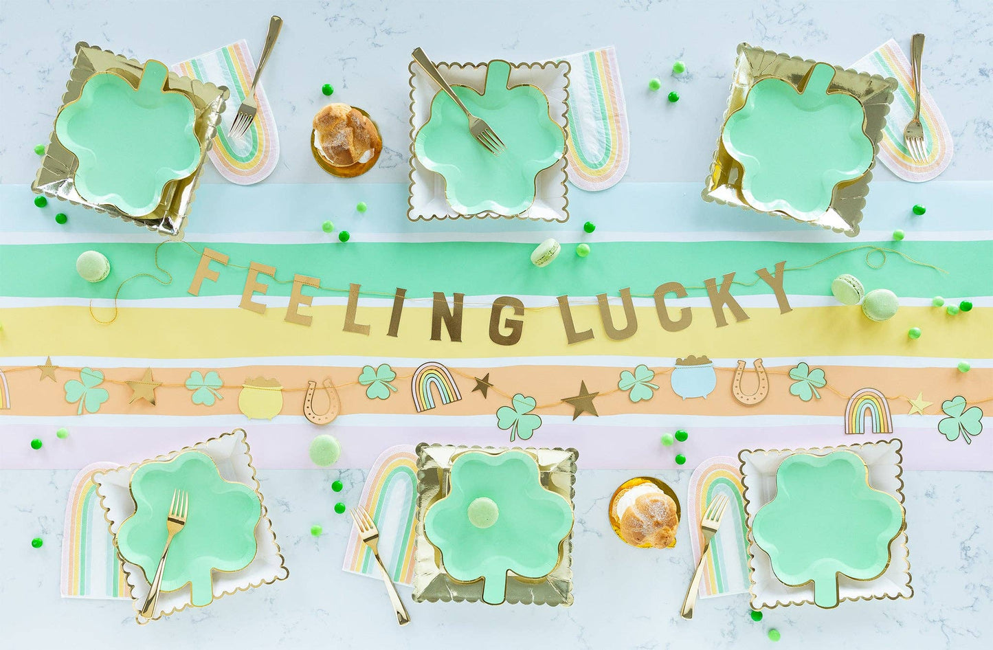 Shamrock Dessert Plates