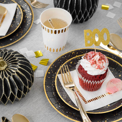 Starry Night Party Plates Large 9 Inch - Space Party Plates, 10 Pack