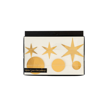 TUX802 - Tuxedo Star & Circle Banner Set