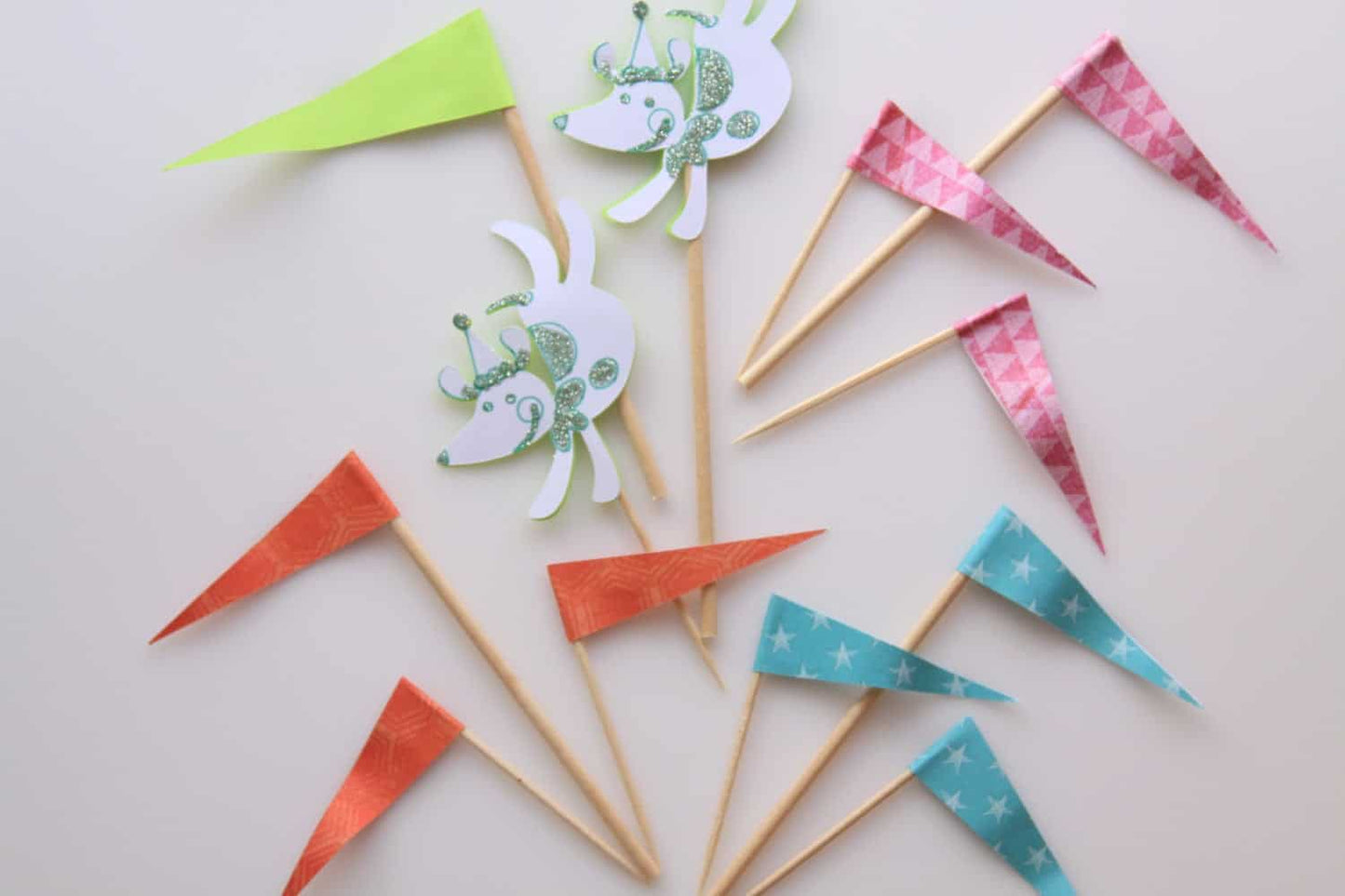 Carnival Party Cupcake Toppers