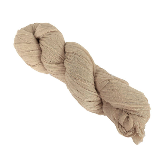 Nude Beige Cheesecloth Table Runner - Rustic Wedding & Spring Party Decor (10 ft x 32")