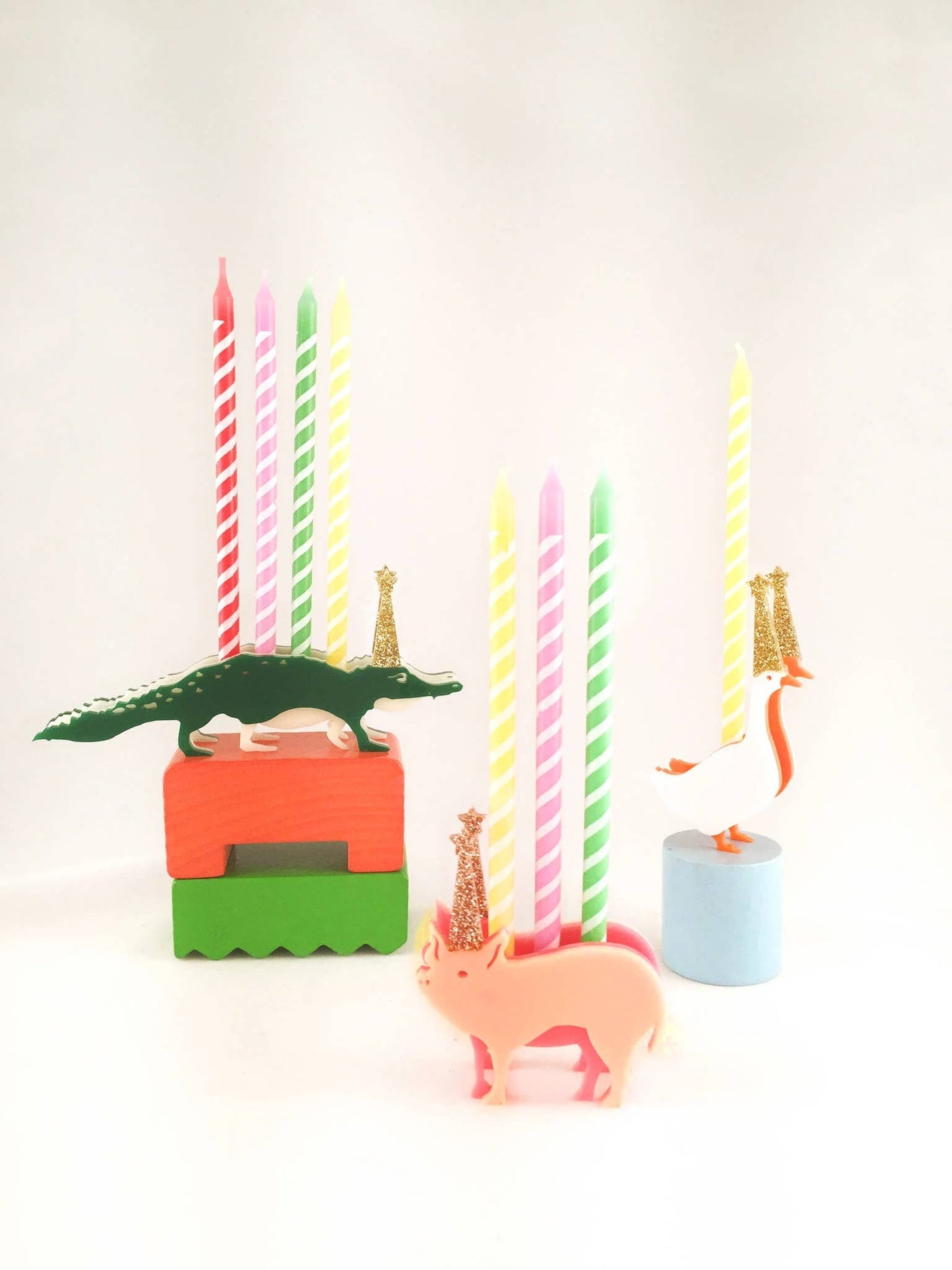 Alligator Birthday Candle Holder