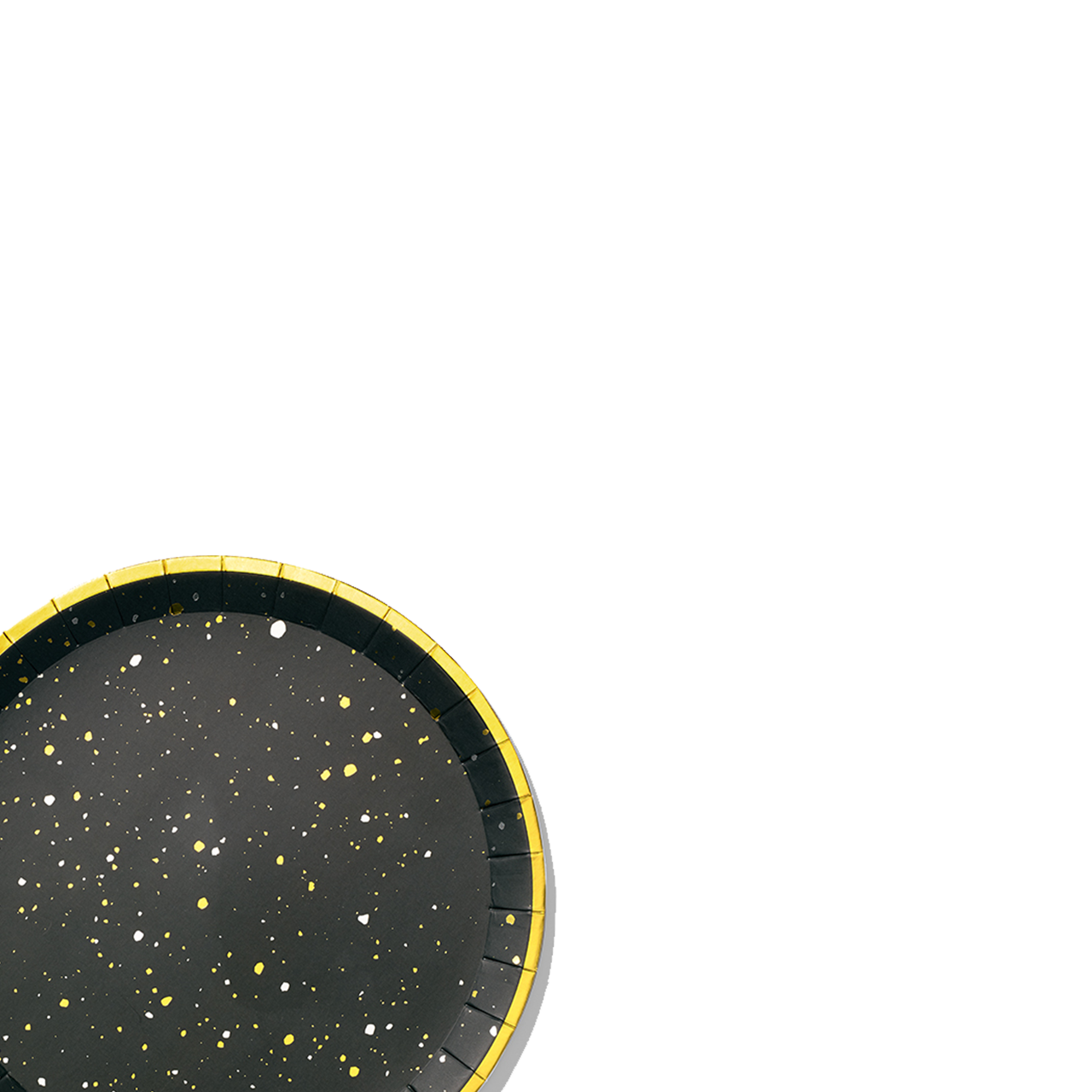 Starry Night Party Plates Large 9 Inch - Space Party Plates, 10 Pack
