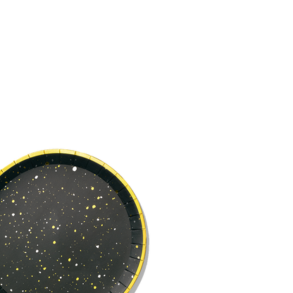 Starry Night Party Plates Large 9 Inch - Space Party Plates, 10 Pack