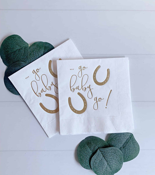 Go Baby Go Derby Cocktail Napkins