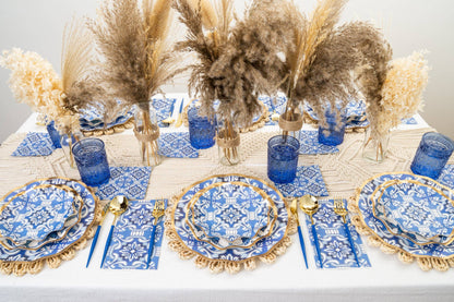 Moroccan Blue Dinner Napkin