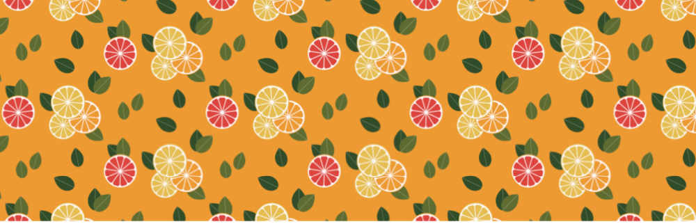 Citrus Fruits Table Runner