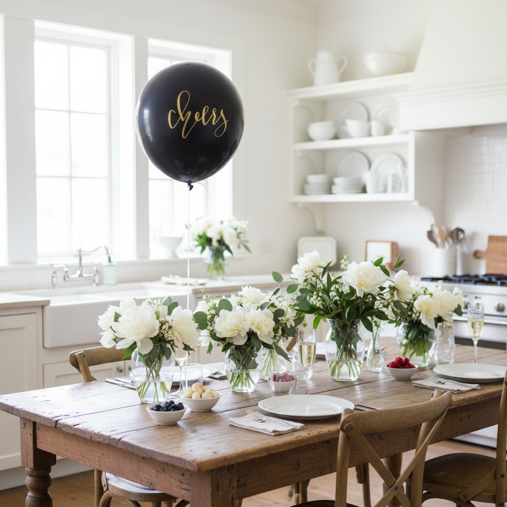 Cheers balloon close-up