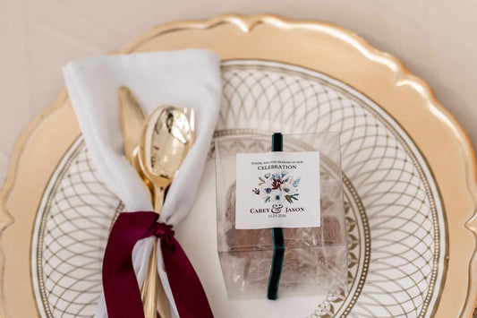 Clear Wedding Favor Boxes 3 inch square