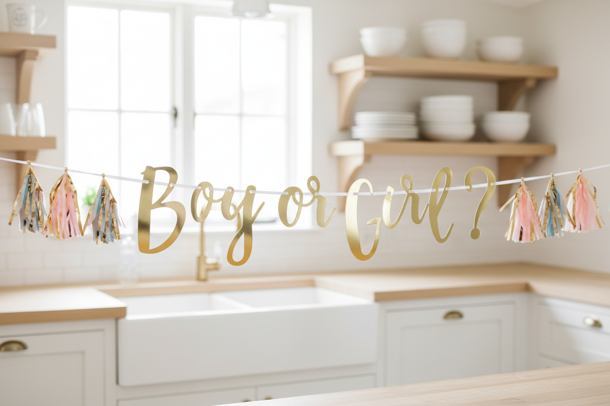 Close-up detail of banner