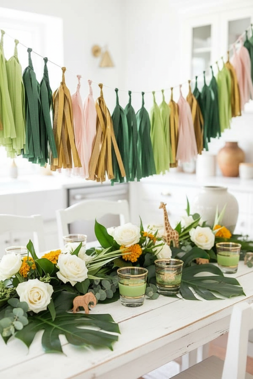 Close-up party table