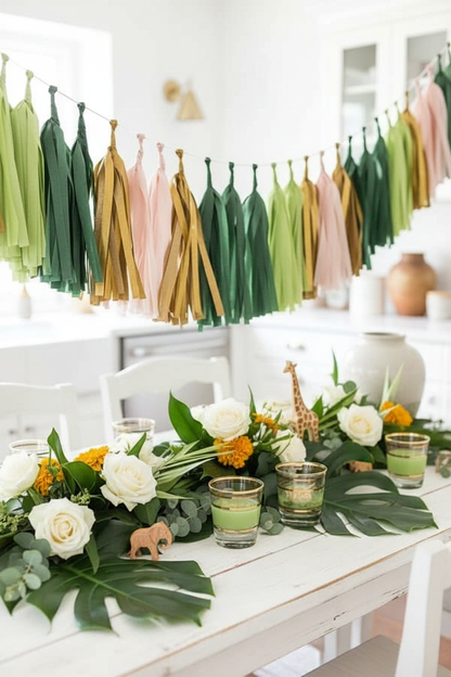 Close-up party table