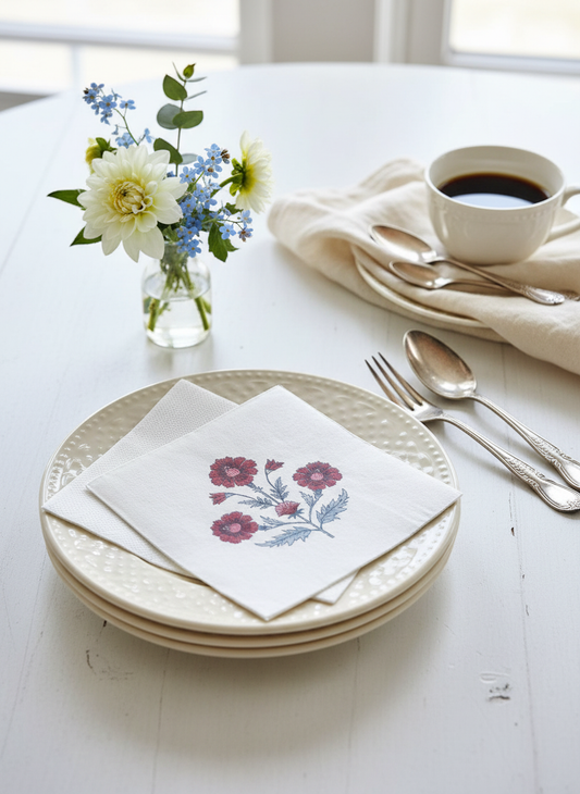 Close-up table setting
