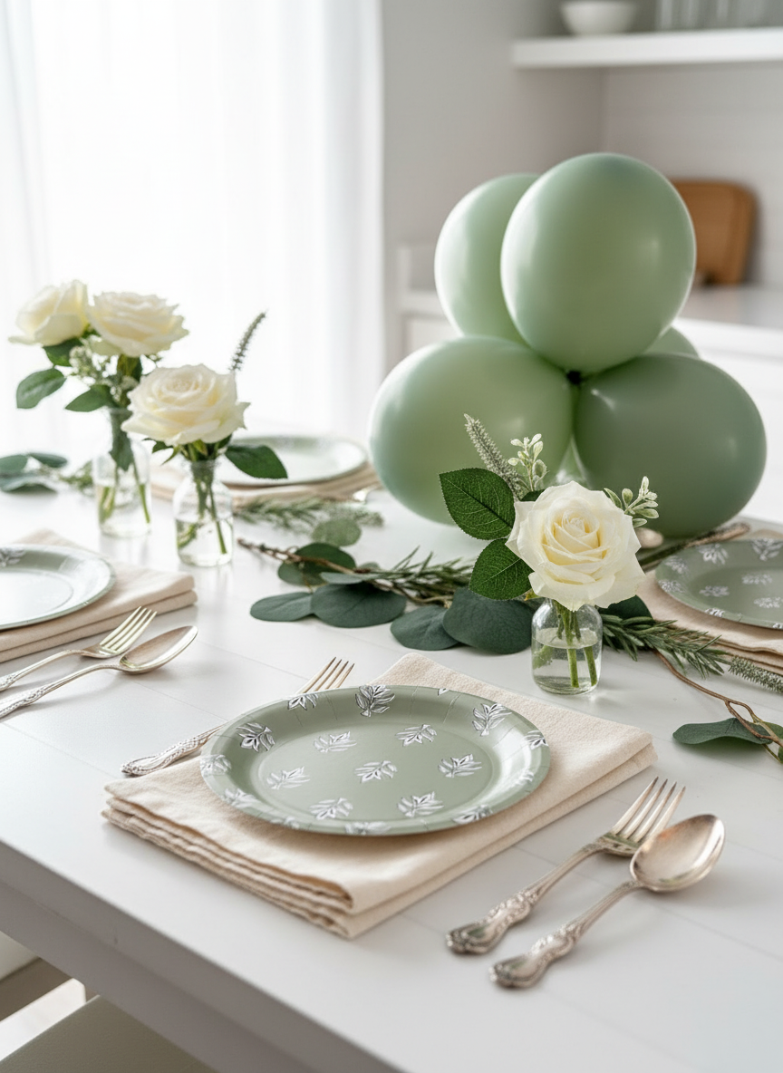 Close-up table setting
