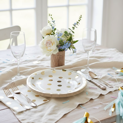 Close-up table setting