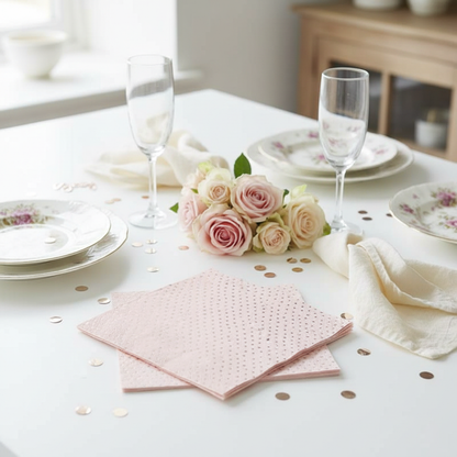 Close-up table setting