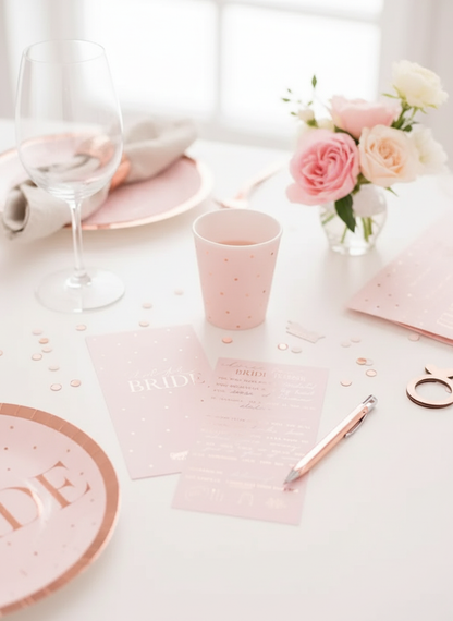 Close-up table setting