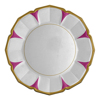 Daisy Scalloped Dinner Plates
