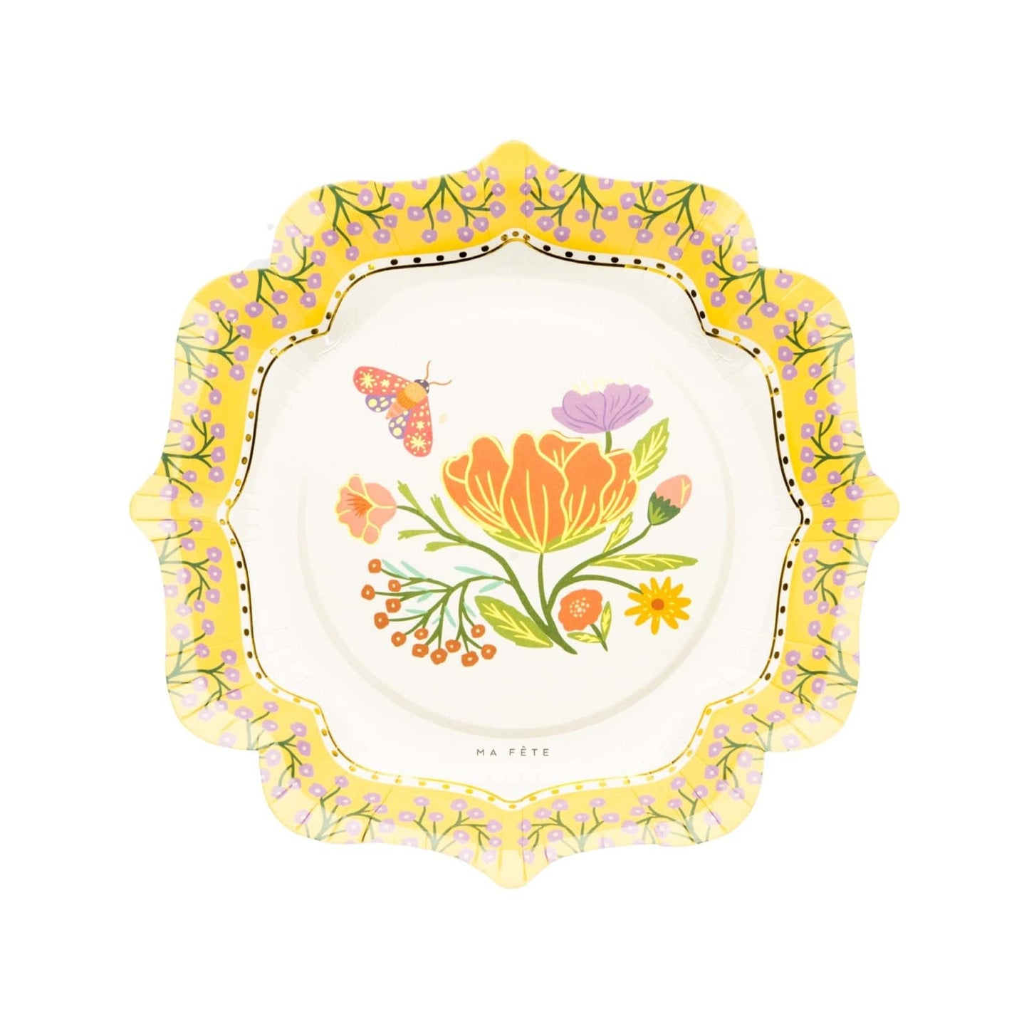 Fancy Tea Party Plates - 4 Designs