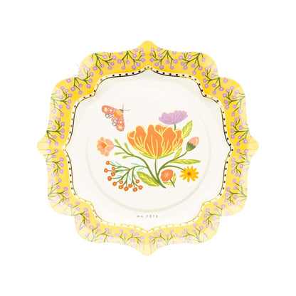 Fancy Tea Party Plates - 4 Designs