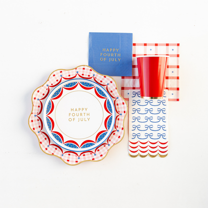 Americana Bows Dinner Napkins