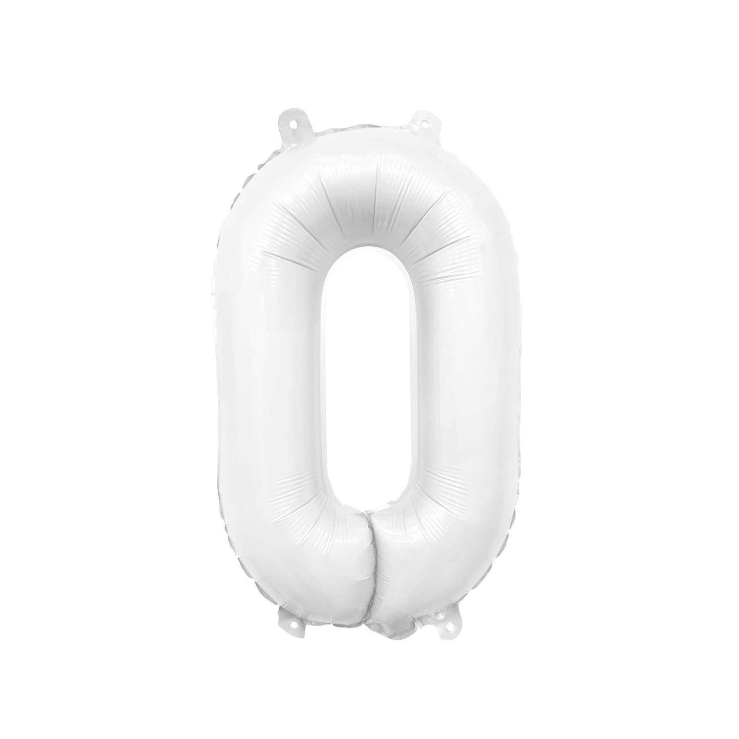 White Mylar Number Balloons (32 Inches): 3