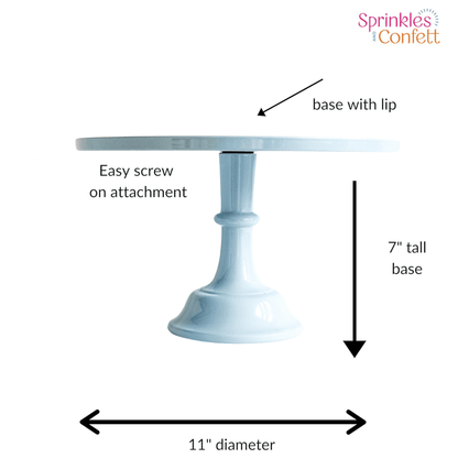 Pale Blue Melamine Cake Stand | EnFete Party