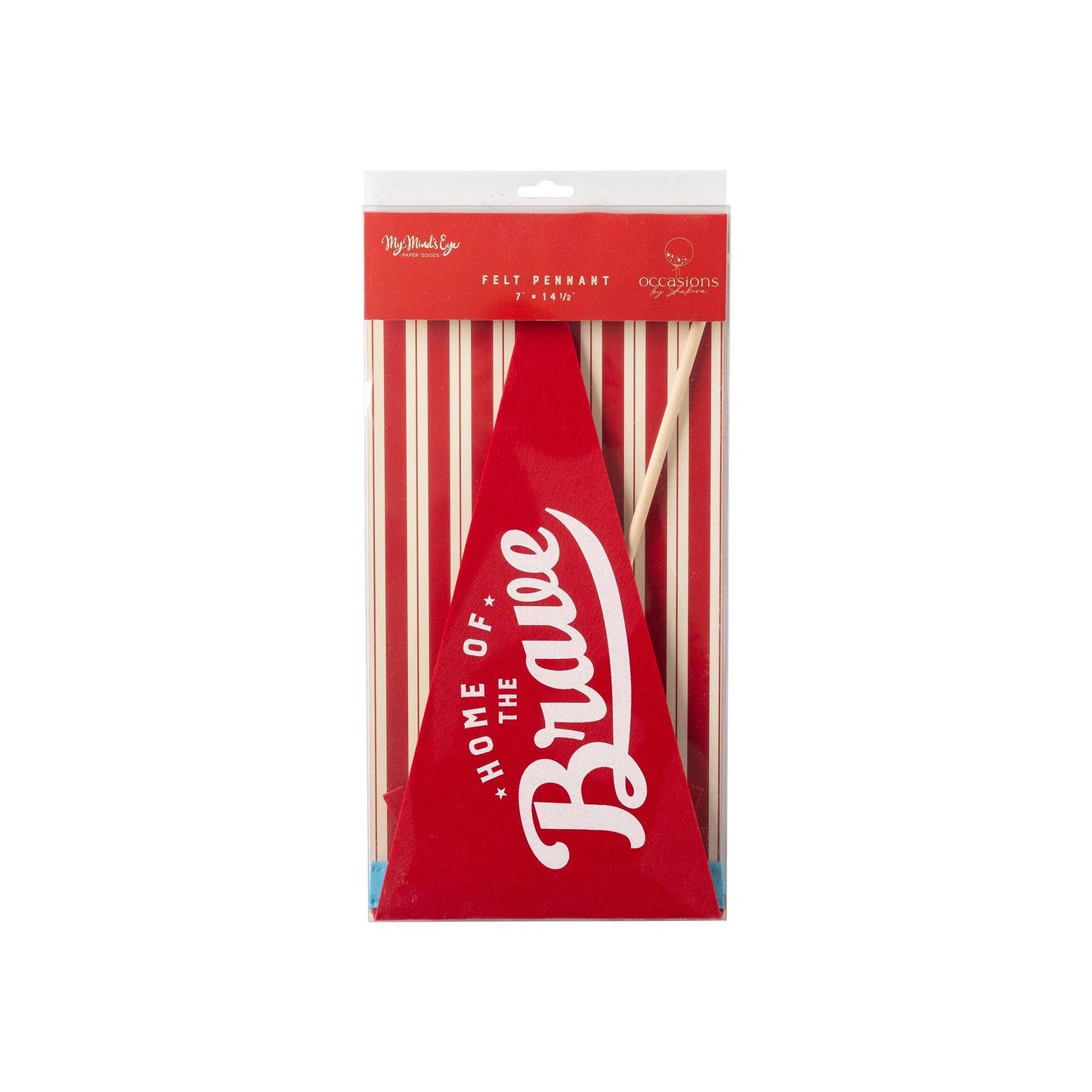 Home of the Brave Felt Pennant Banner