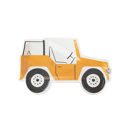 Safari Jeep Shaped Plates