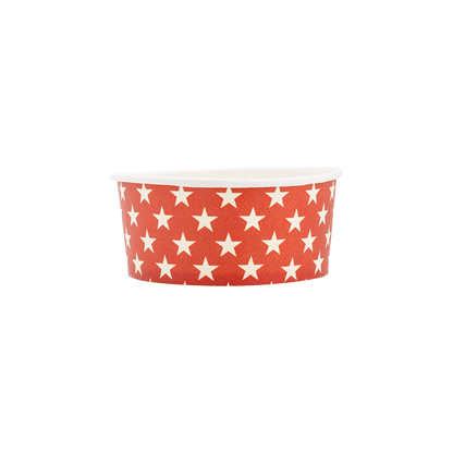 Red Star Paper Sundae Cups