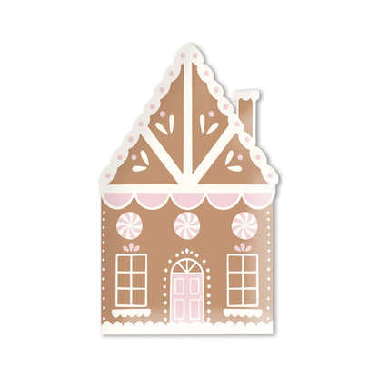 Gingerbread House Plates for Christmas