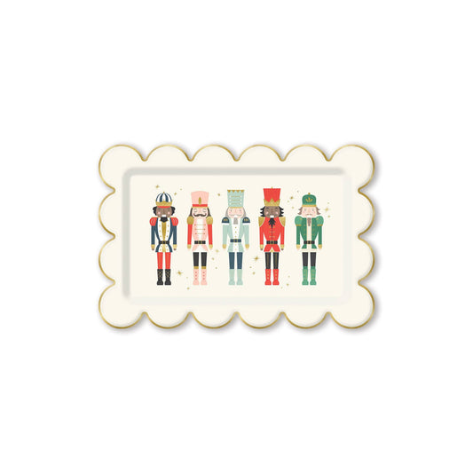 Nutcracker Scalloped Paper Plates