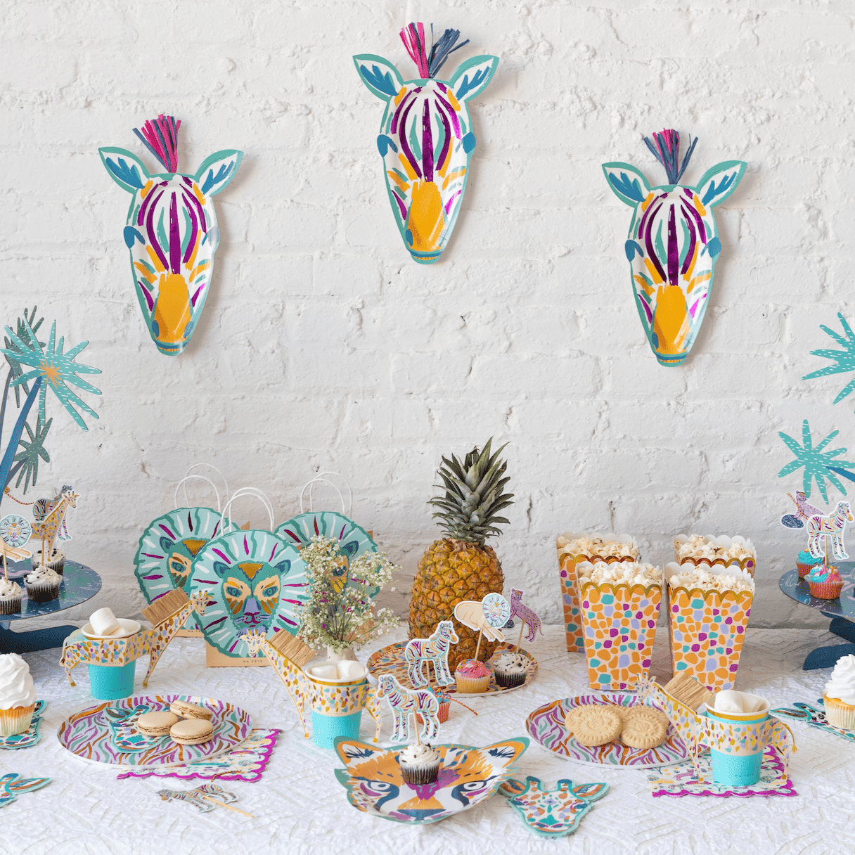 Safari Giraffe Print Treat Boxes