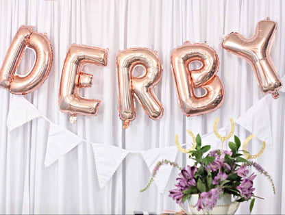 Derby Balloons - Rose Gold