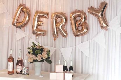 Derby Balloons - Rose Gold