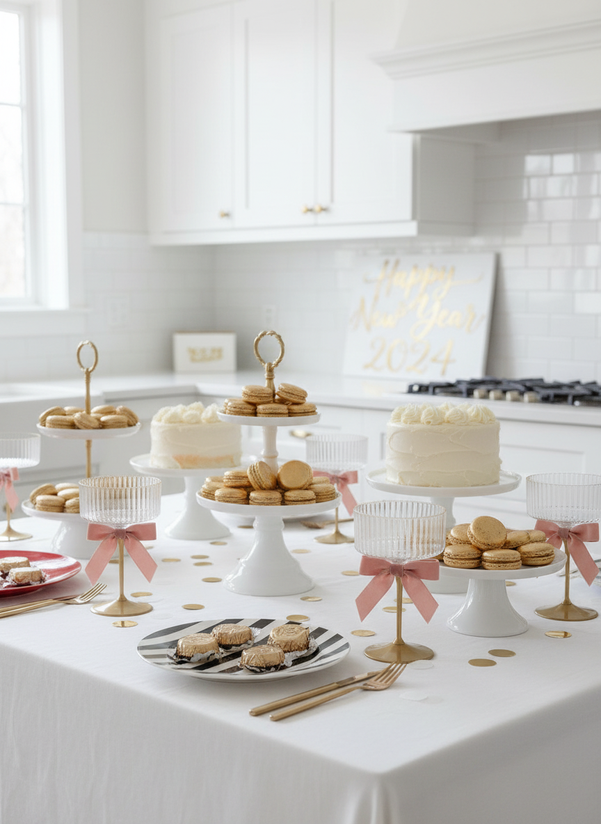 Dessert Table Blush Bows