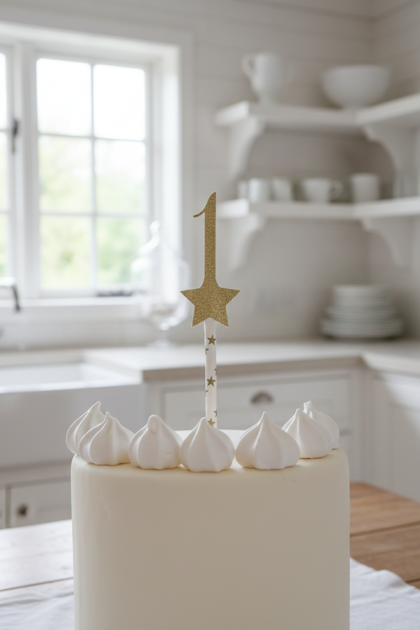 Detail shot in bright kitchen