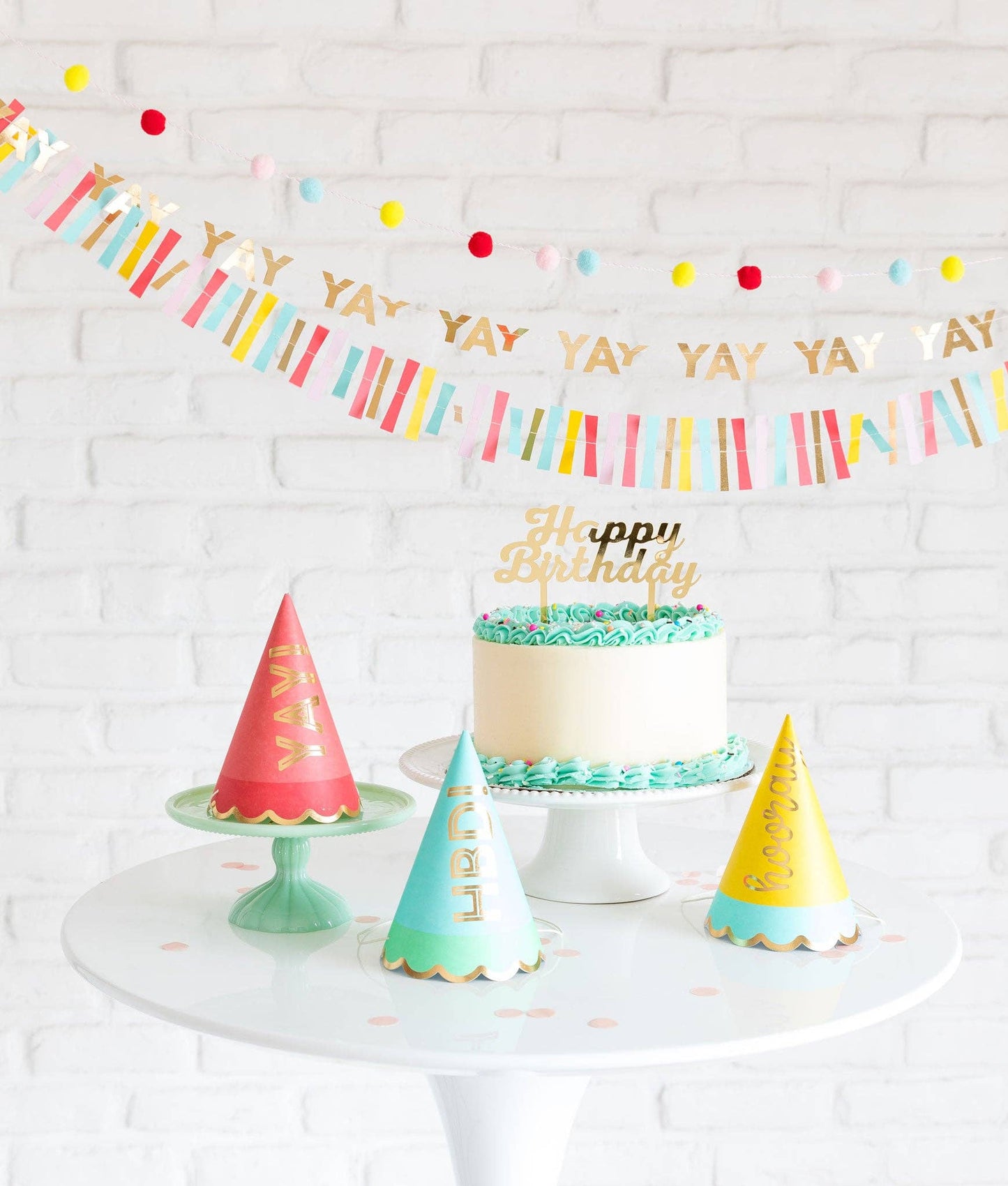 Birthday Party Hats - Brights