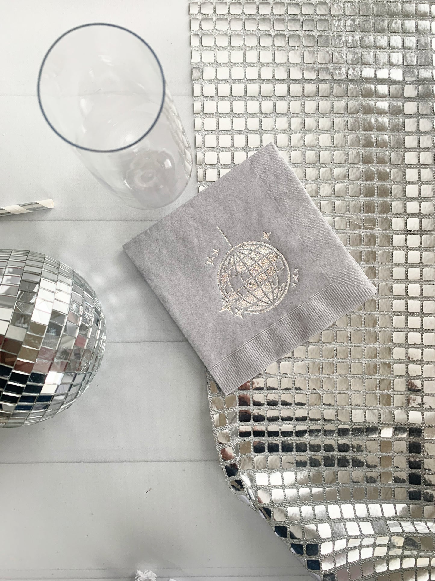 Disco Ball Cocktail Napkins