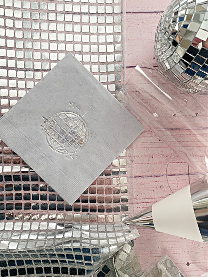 Disco Ball Cocktail Napkins