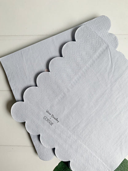 Ice Blue Floral Cocktail Napkins - Vera Bradley