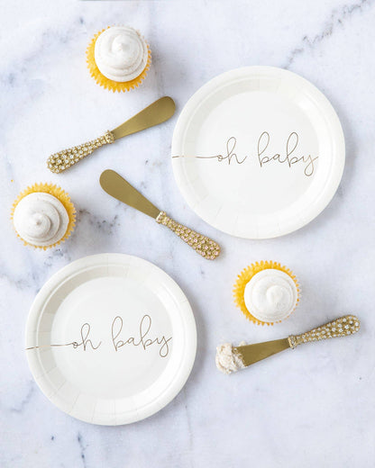 Oh Baby Cake Plates - 7 inch